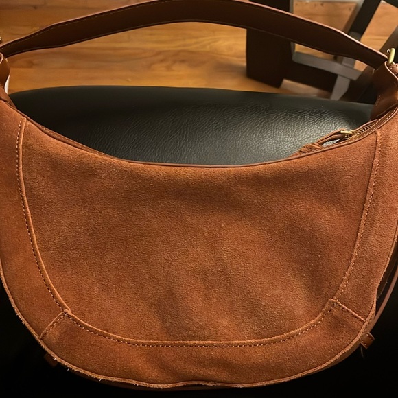 COPY - Genuine Suede handbag - Picture 4 of 8